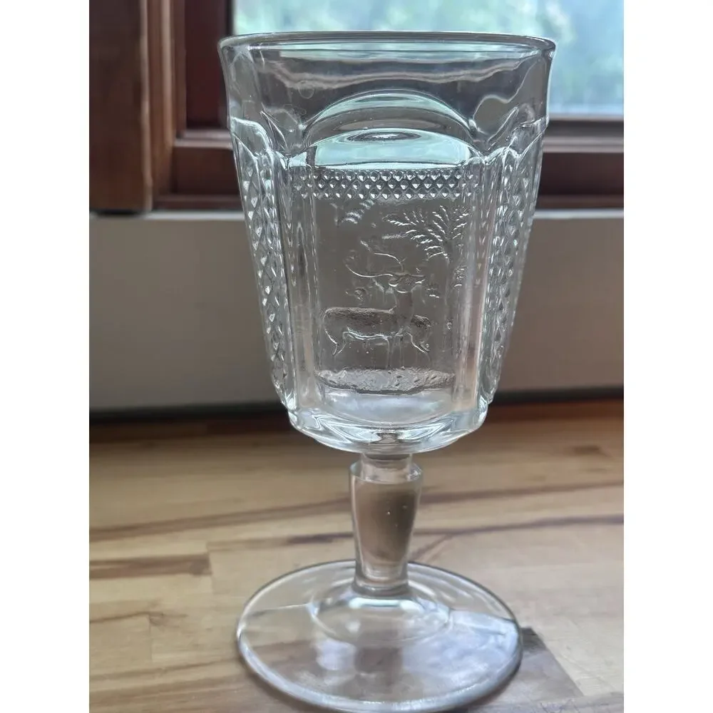 Antique EAPG Glass Lot Seneca Loop Adams Egyptian Sphinx Portland Loop Dart 8pc
